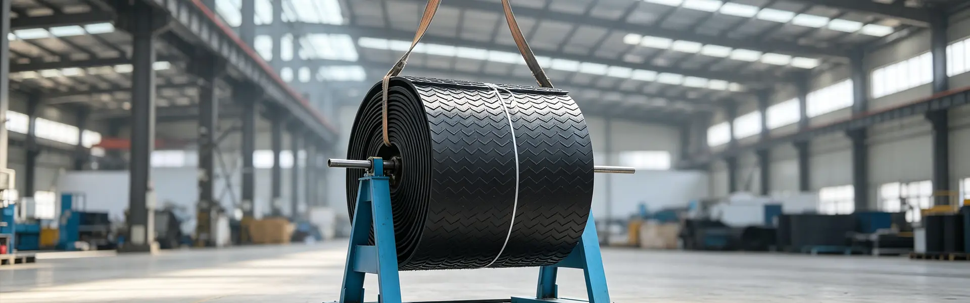 Transportband met patroon
